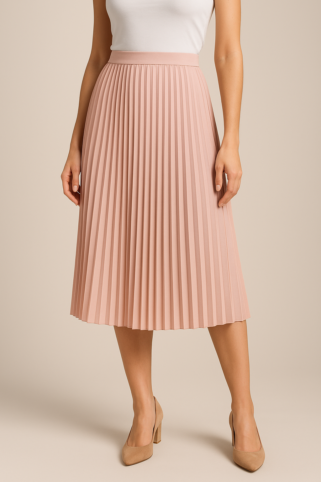Nora | Pleated Midi Skirt
