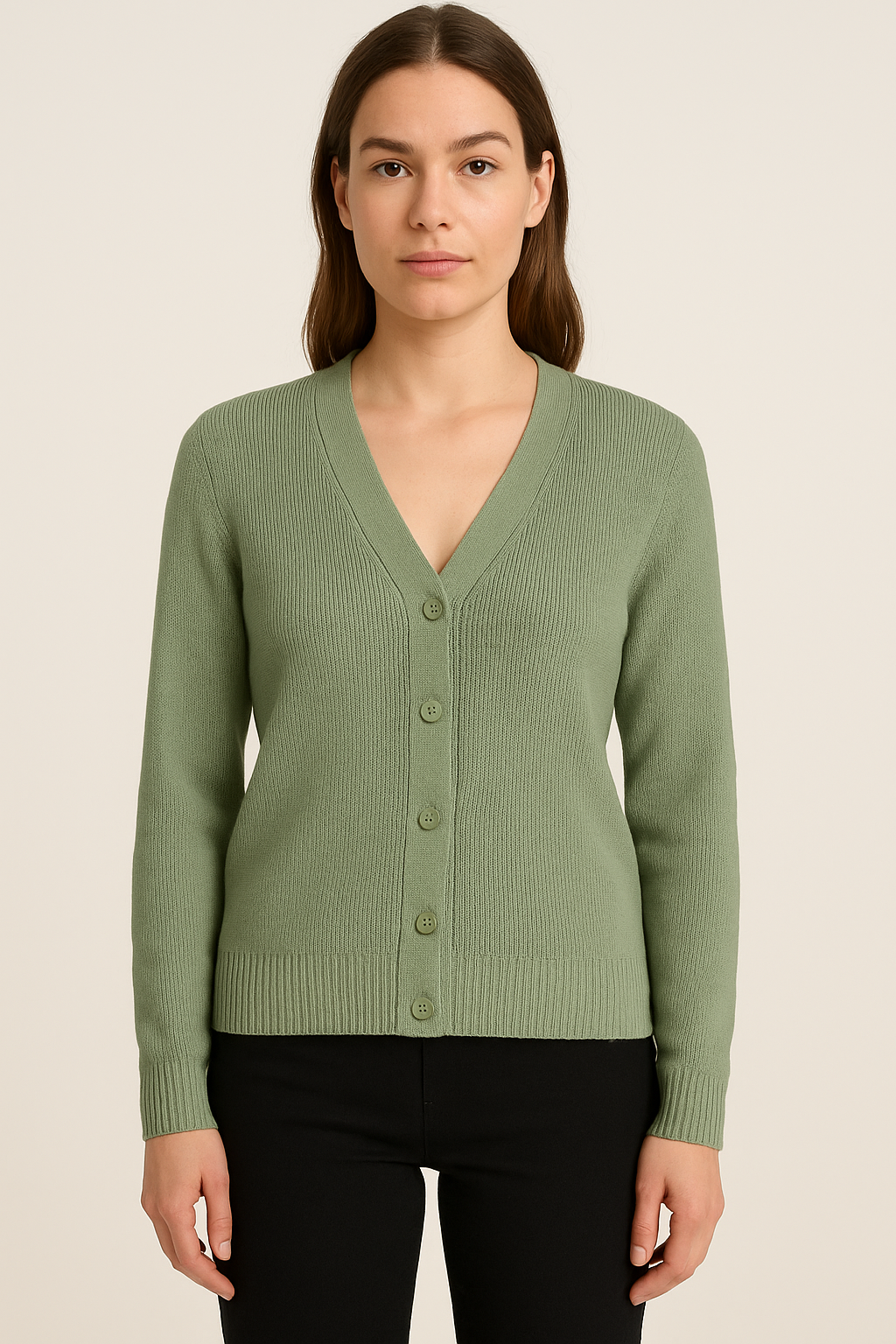 Elin | Fine-Knit Cardigan